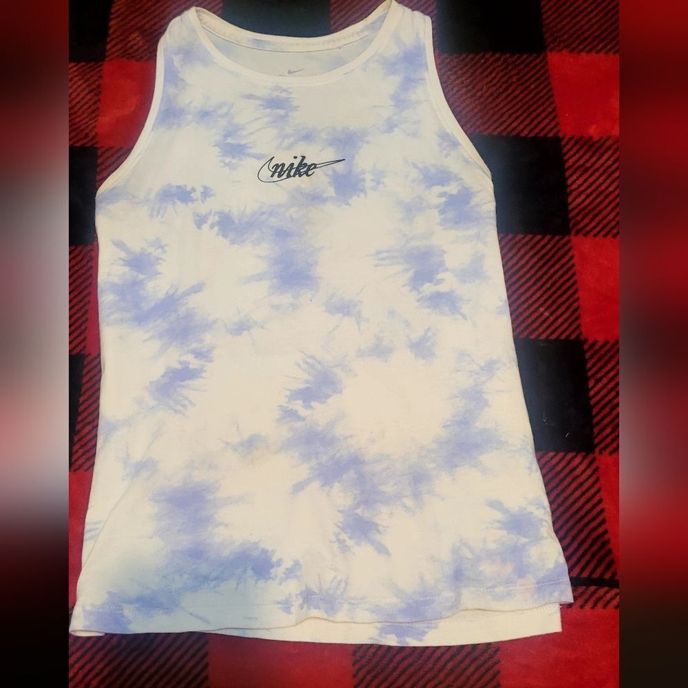Nike Blue Tie-Dye Women's Tank top Size Small. - Picture 3 of 6